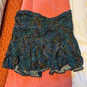 Free People Multicolor Mini Skirt